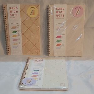 NWT SANDWICH NOTE A5 Size Notebook Set  / Iroha Japan Exclusive